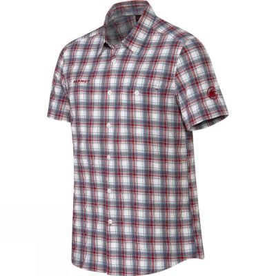 Camisa Mammut Belluno Hombre Rojas - Chile EGO965728